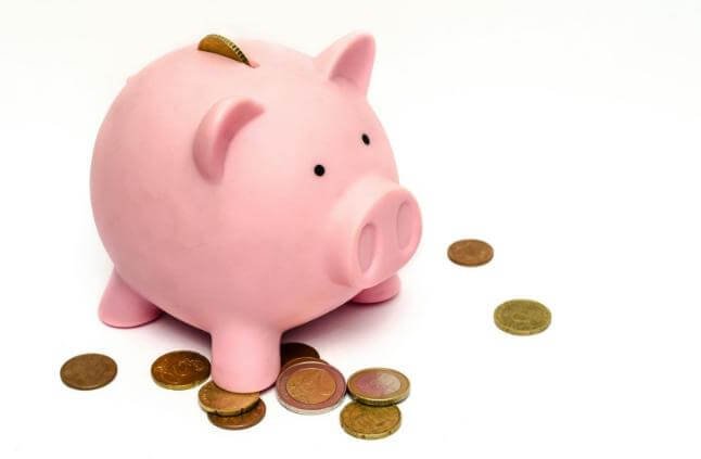 Regular savings and investment calculator online piggy bank with coins