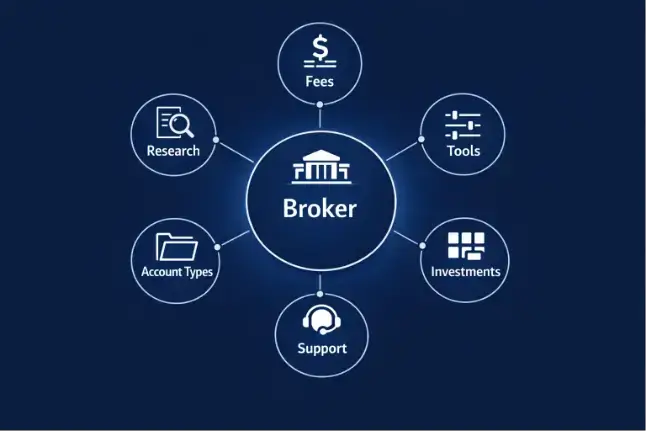 choosing a stock broker by comparing the features of different stock brokers